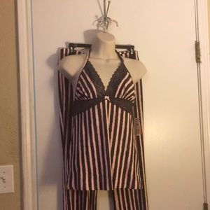 Betsy Johnson Cozy Jersey PJ Set NWT Sz Small